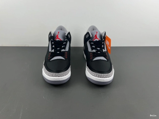 Bmlin Cement DN3707-010 Air 3 Black Jordan 0630